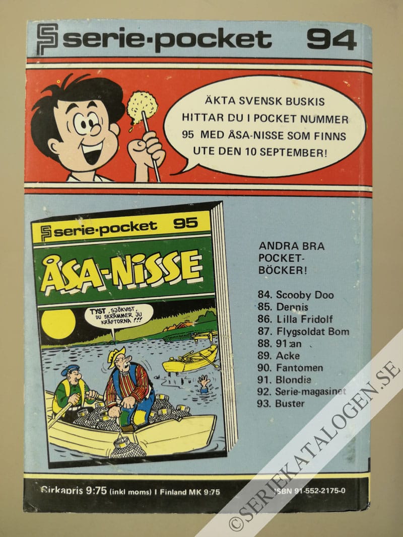Baksida på Lilla Fridolf (1980)