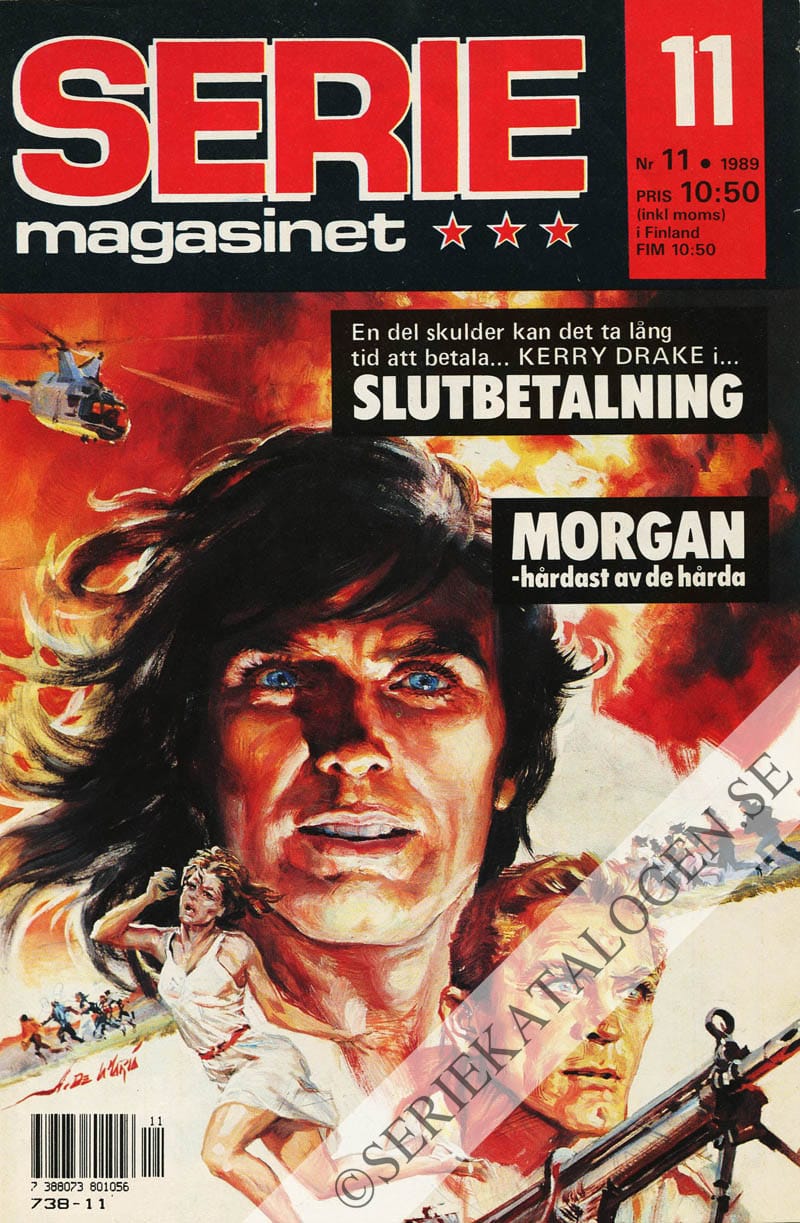 Framsida på Seriemagasinet #11 (1989)
