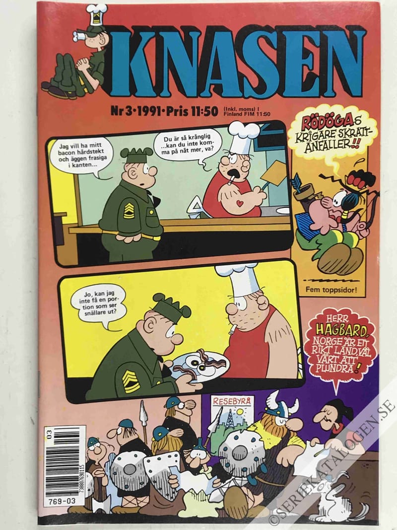 Framsida på Knasen #3 (1991)