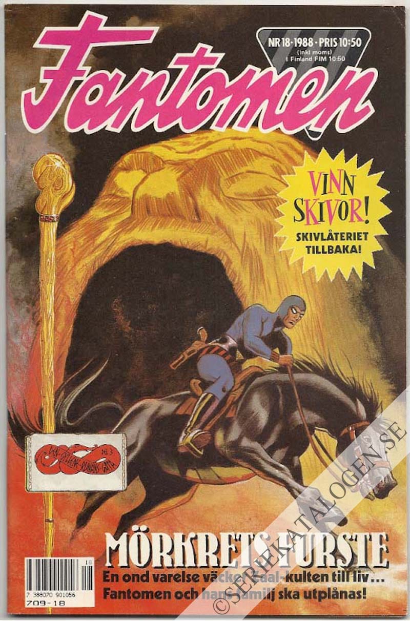 Framsida på Fantomen #18 (1988)