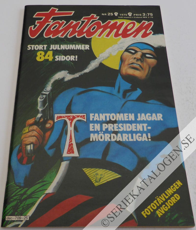 Framsida på Fantomen #25 (1975)