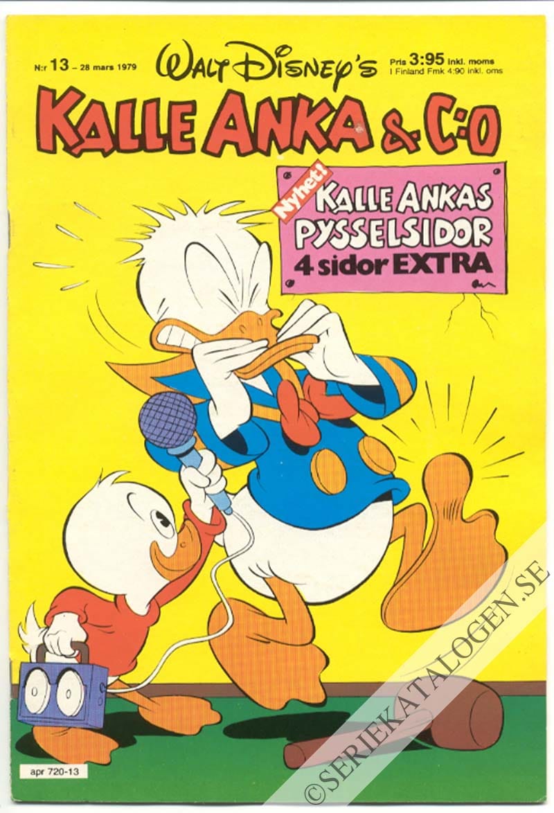Framsida på Kalle Anka & C:o #13 (1979)