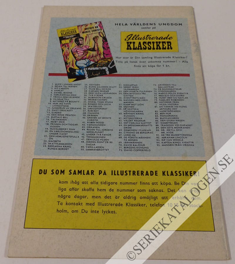 Baksida på Detektiven i arbete (1960)