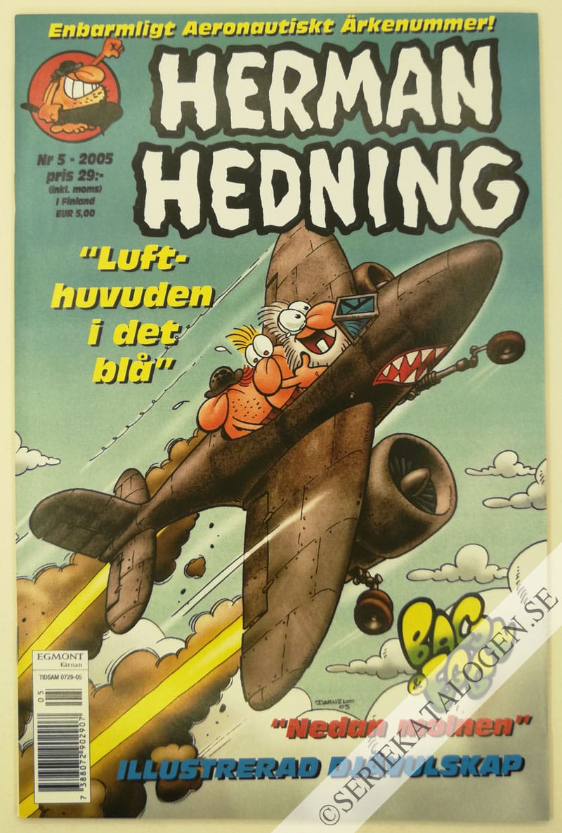 Framsida på Herman Hedning #5 (2005)