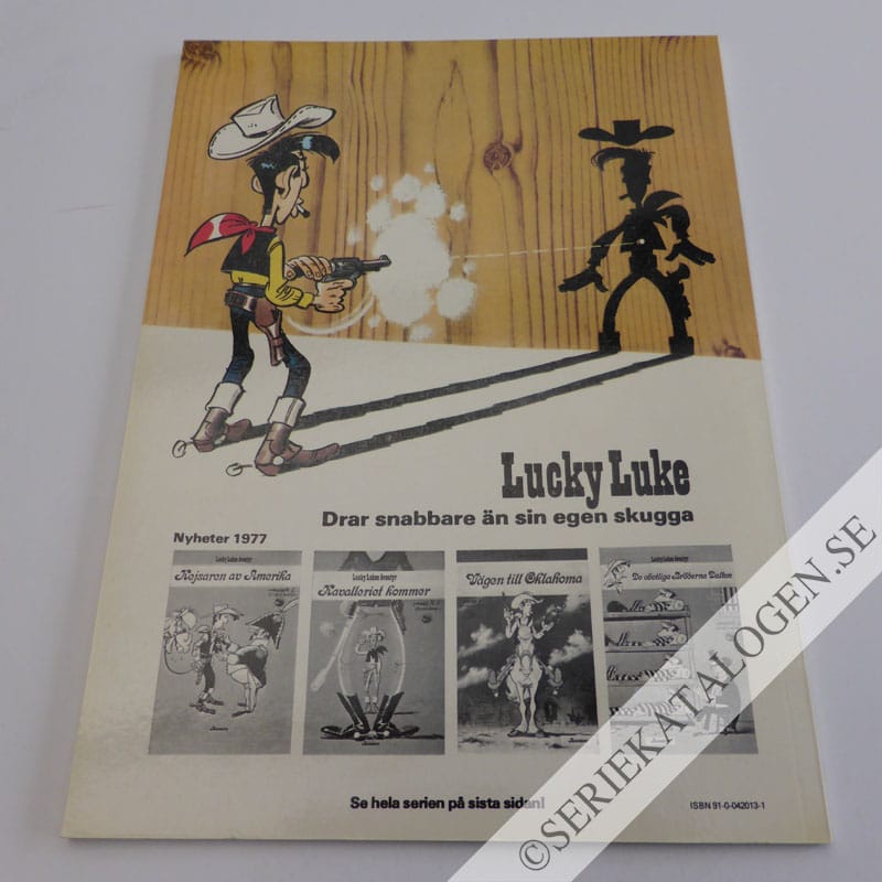 Baksida på De obotliga Bröderna Dalton (1977)