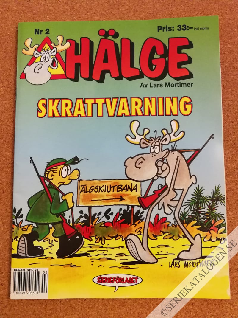 Framsida på Hälge Skrattvarning (1993)