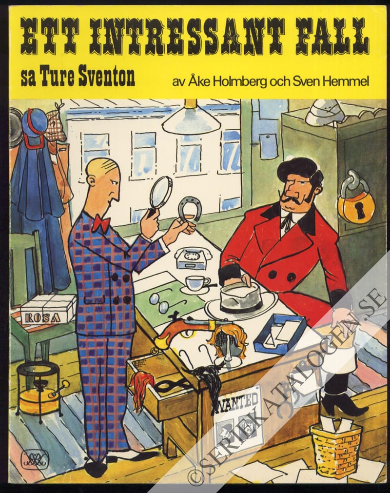 Framsida på Ture Sventon Ett intressant fall, sa Ture Sventon (1975)