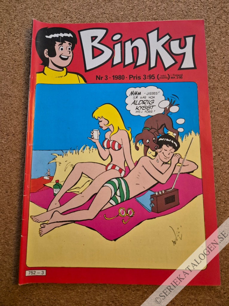 Framsida på Binky #3 (1980)