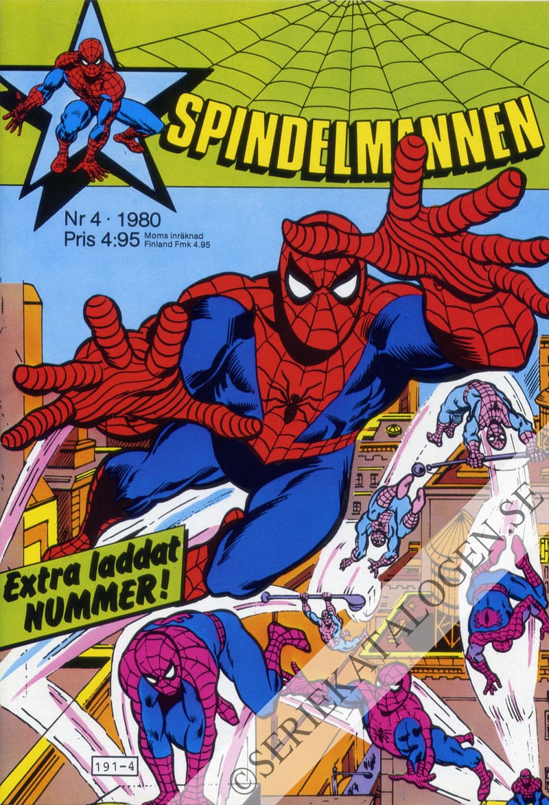 Framsida på Spindelmannen #4 (1980)