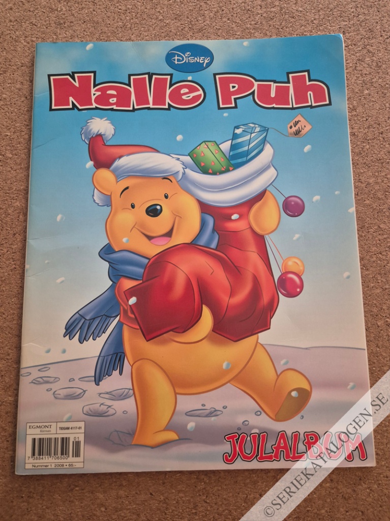 Framsida på Nalle Puhs julalbum #1 (2008)