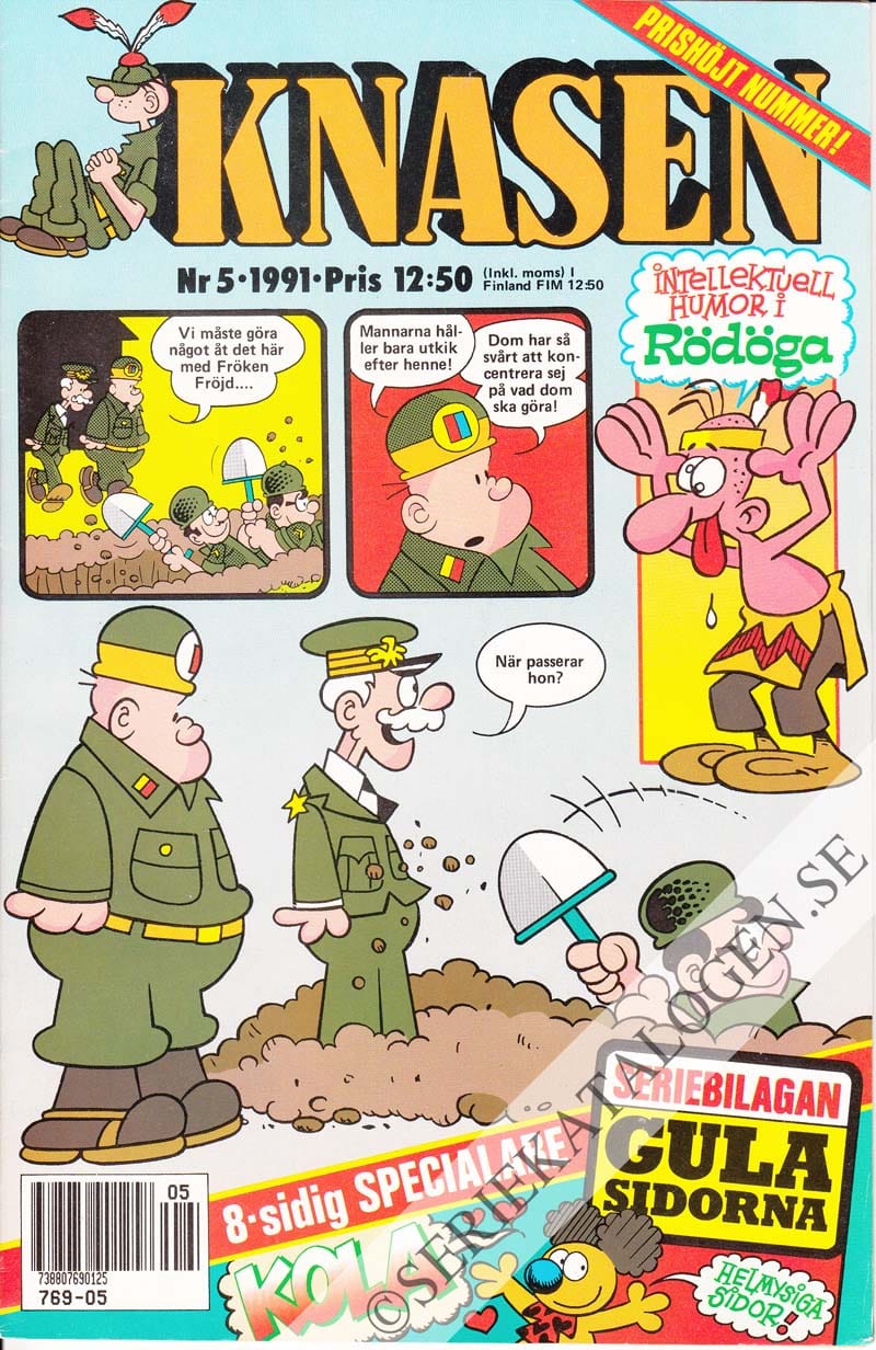 Framsida på Knasen #5 (1991)