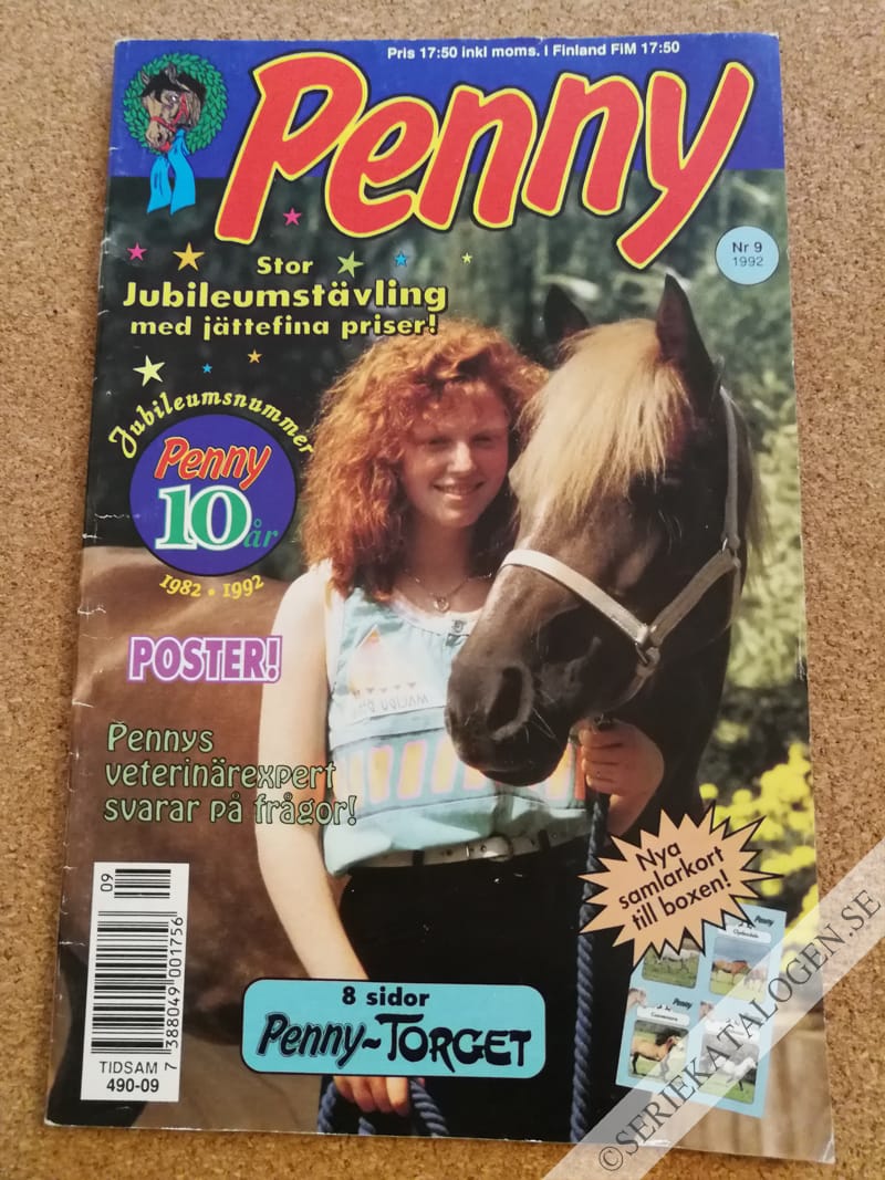 Framsida på Penny #9 (1992)