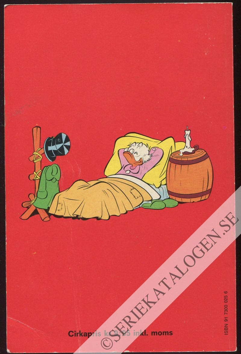 Baksida på Farbror Joakims skattjakt (1975)