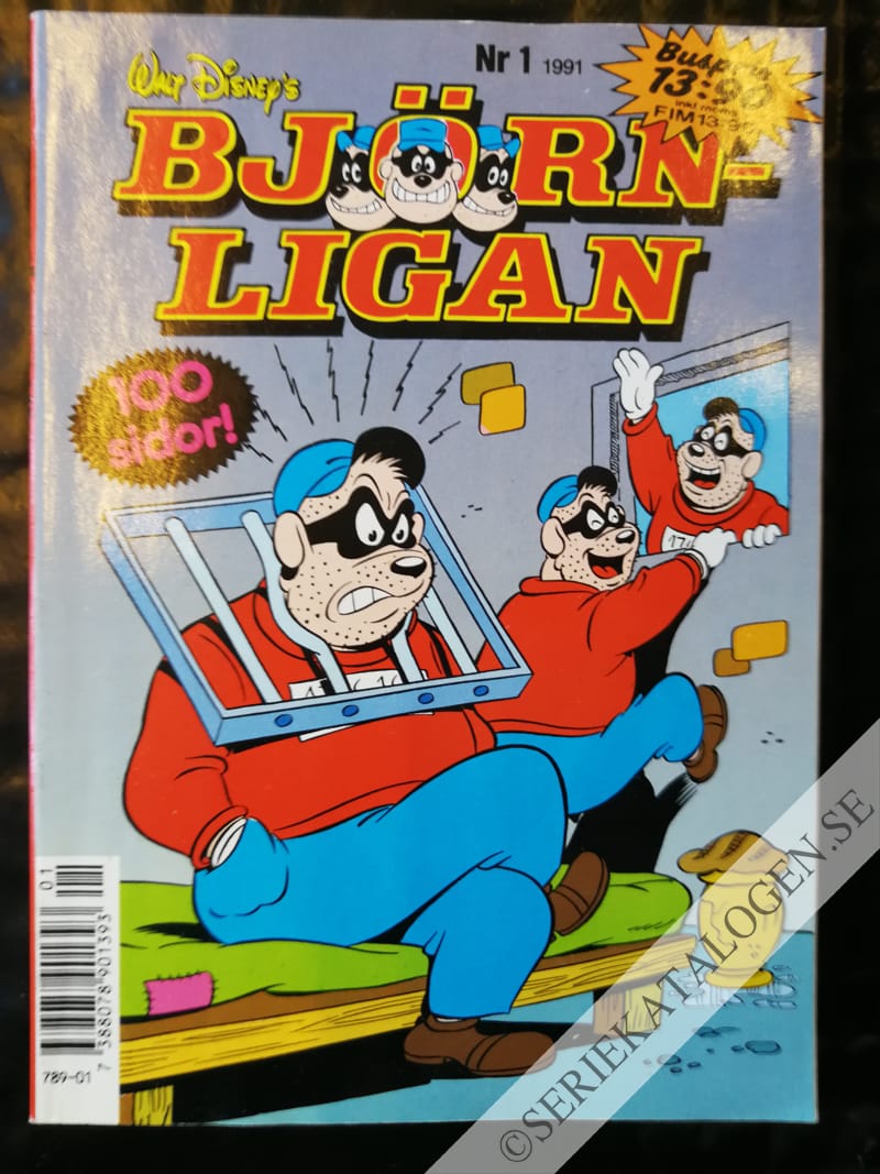 Framsida på Björnligan #1 (1991)