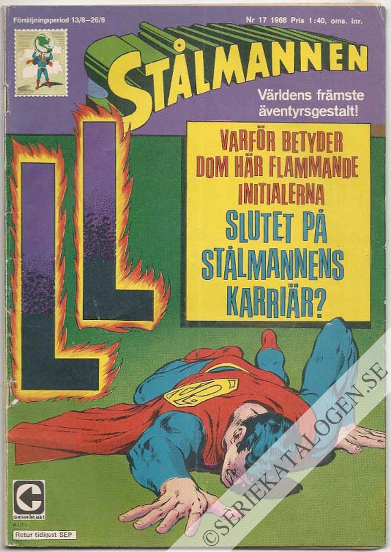Framsida på Stålmannen #17 (1968)