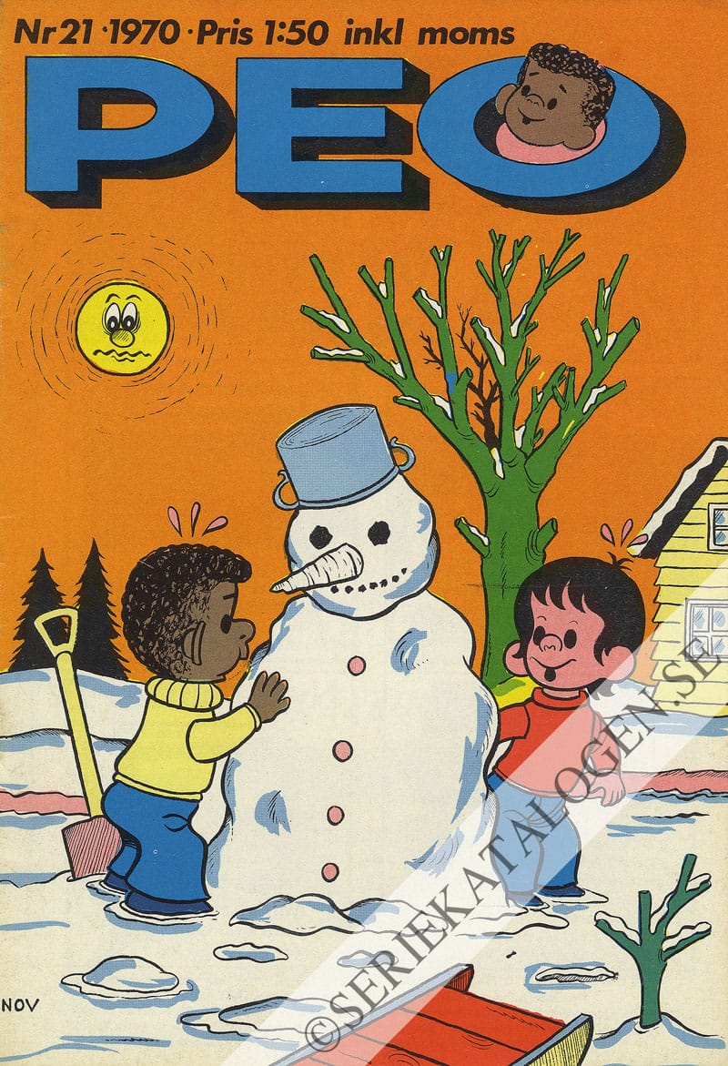 Framsida på Peo #21 (1970)