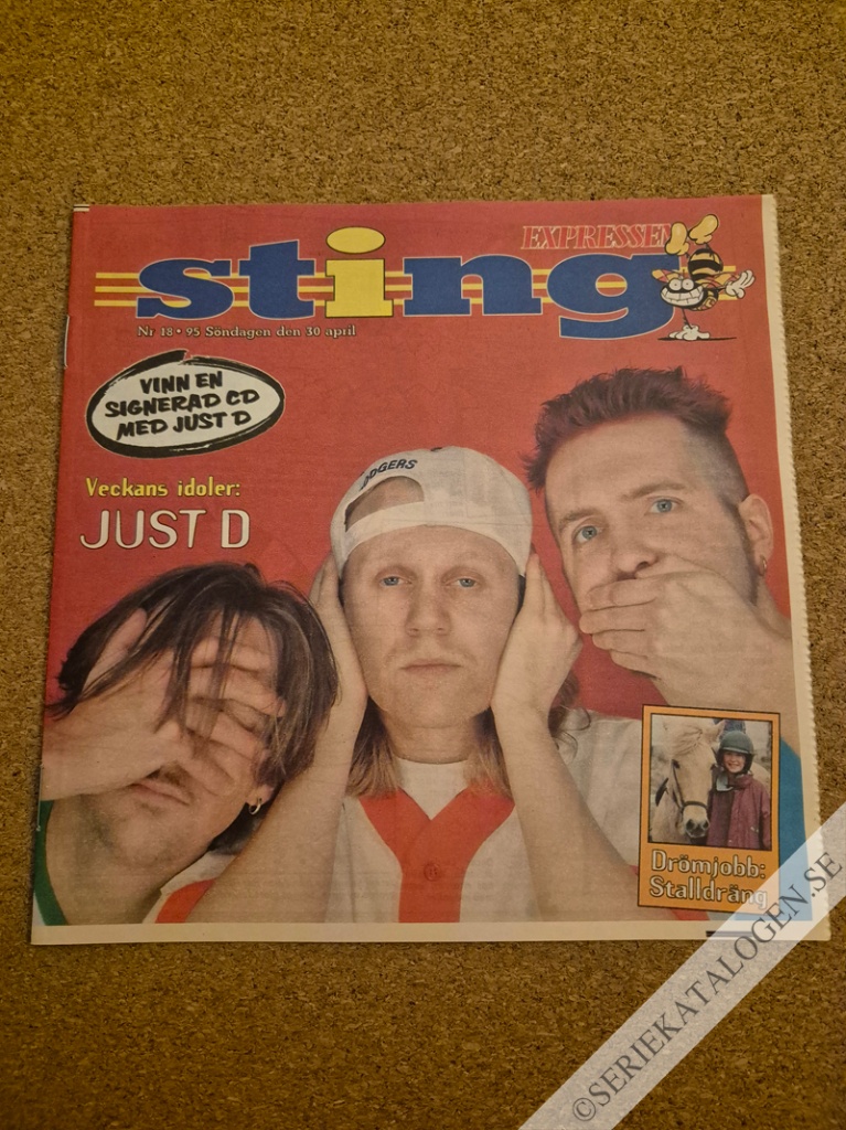 Framsida på Sting-Expressen #18 (1995)