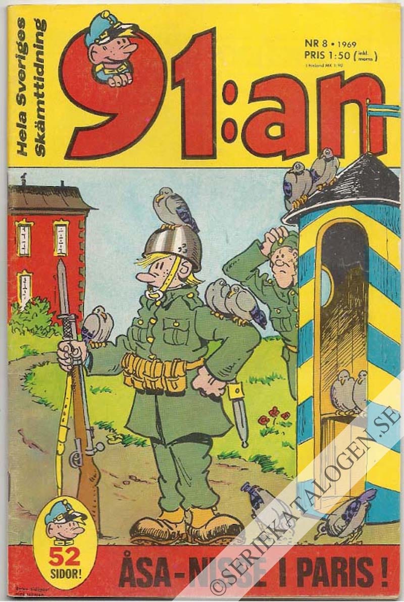 Framsida på 91:an #8 (1969)
