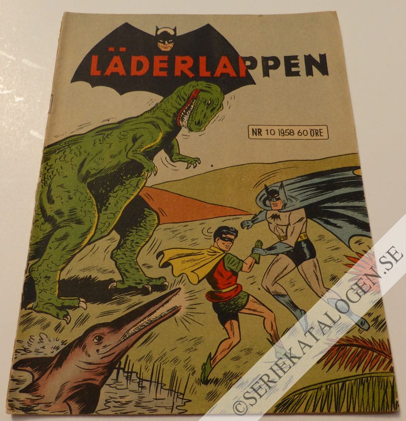 Framsida på Läderlappen och Robin #10 (1958)