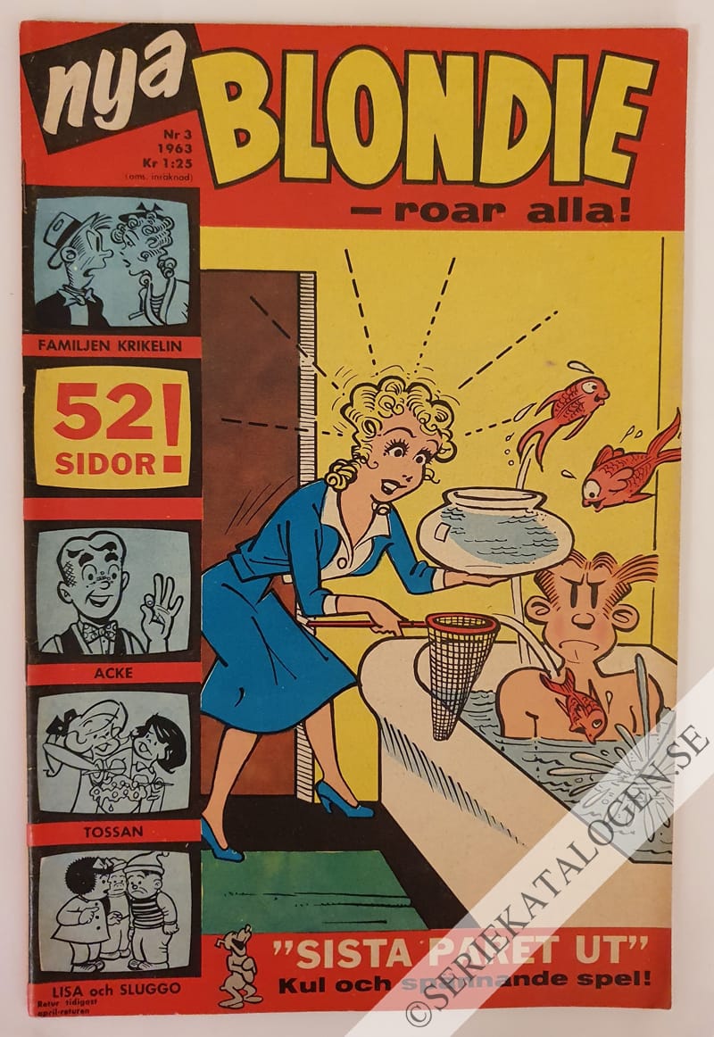 Framsida på Blondie #3 (1963)