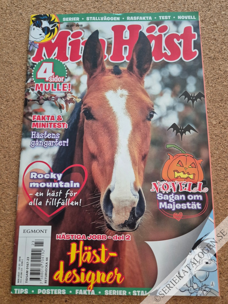 Framsida på Min häst #23 (2018)