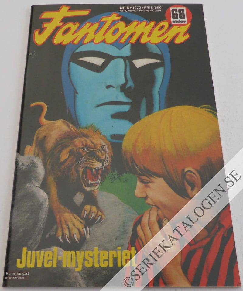 Framsida på Fantomen #5 (1972)