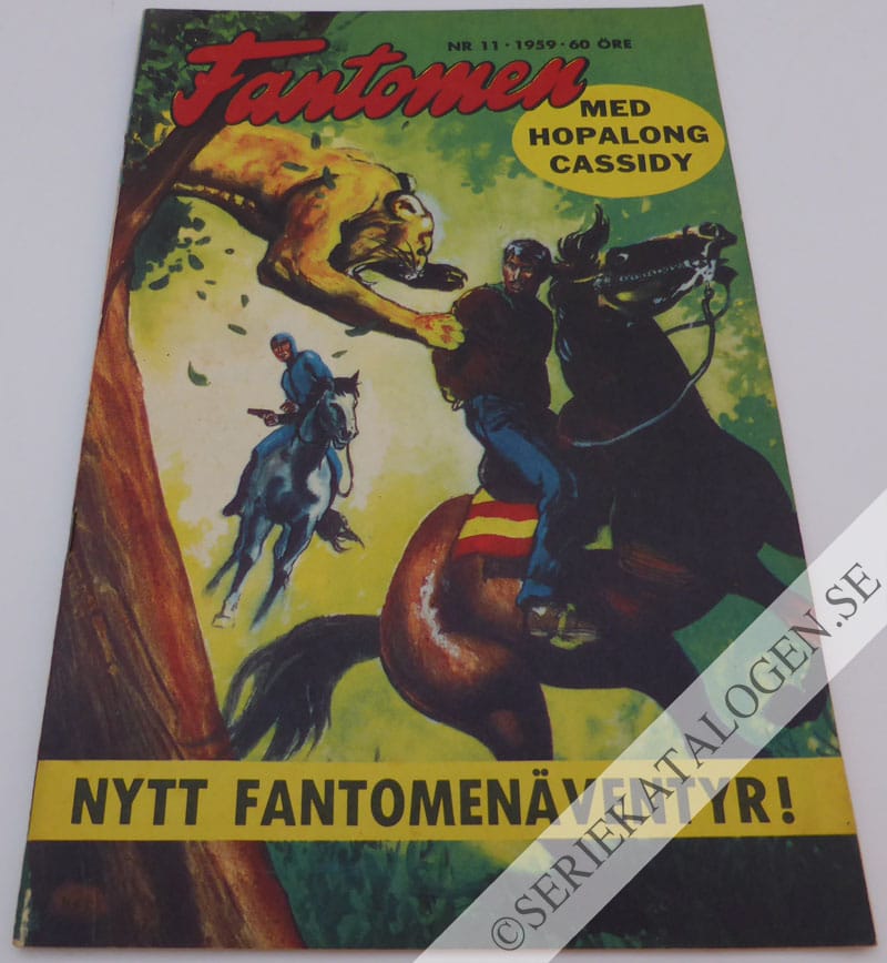 Framsida på Fantomen #11 (1959)