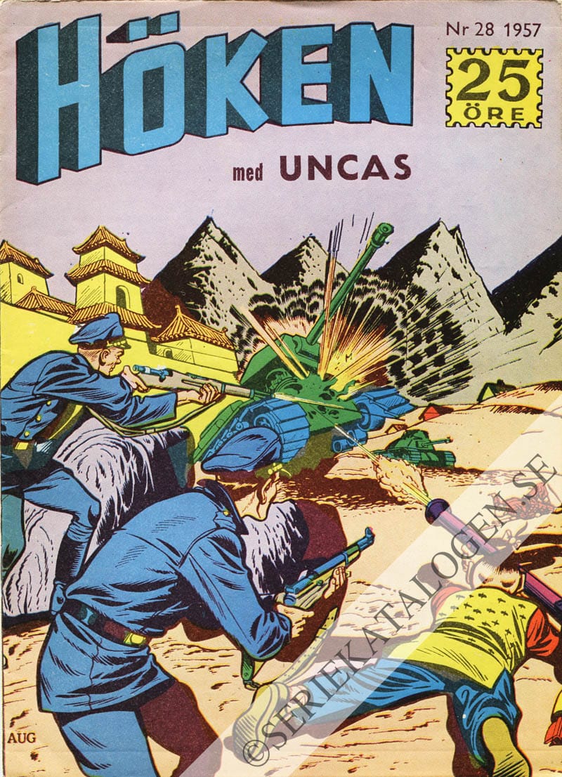Framsida på Höken #28 (1957)