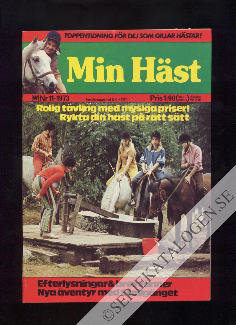 Framsida på Min häst #11 (1973)