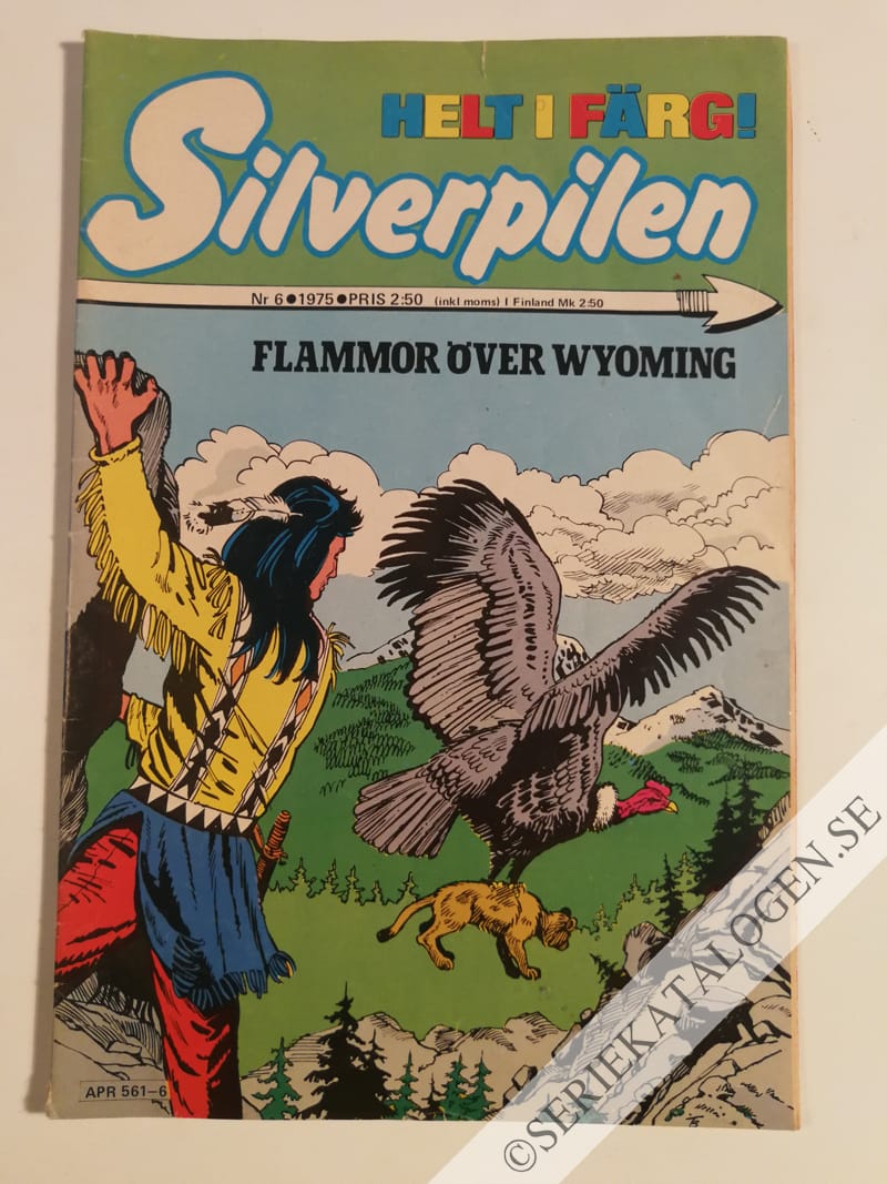Framsida på Silverpilen #6 (1975)