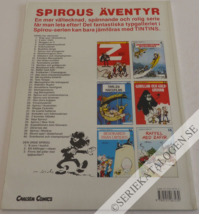Baksida på Svartkonst och champinjoner (1993)