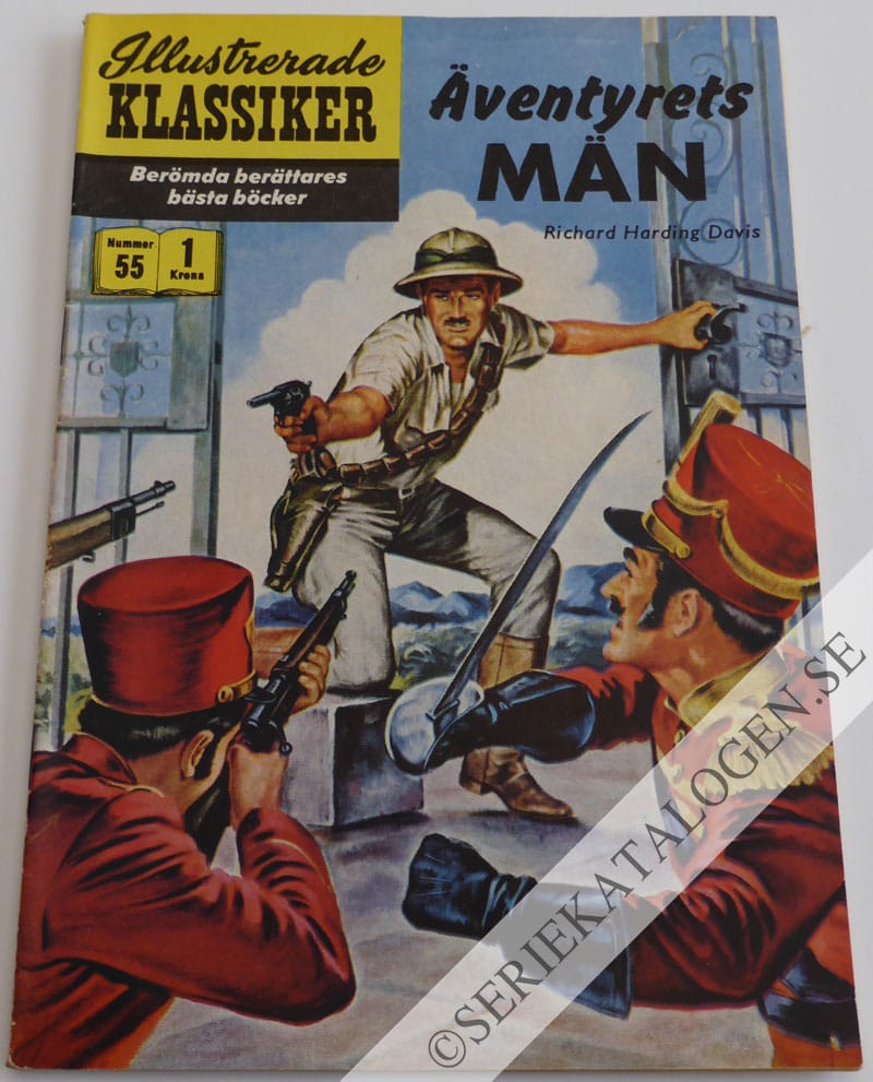 Framsida på Illustrerade Klassiker Äventyrets män (1958)