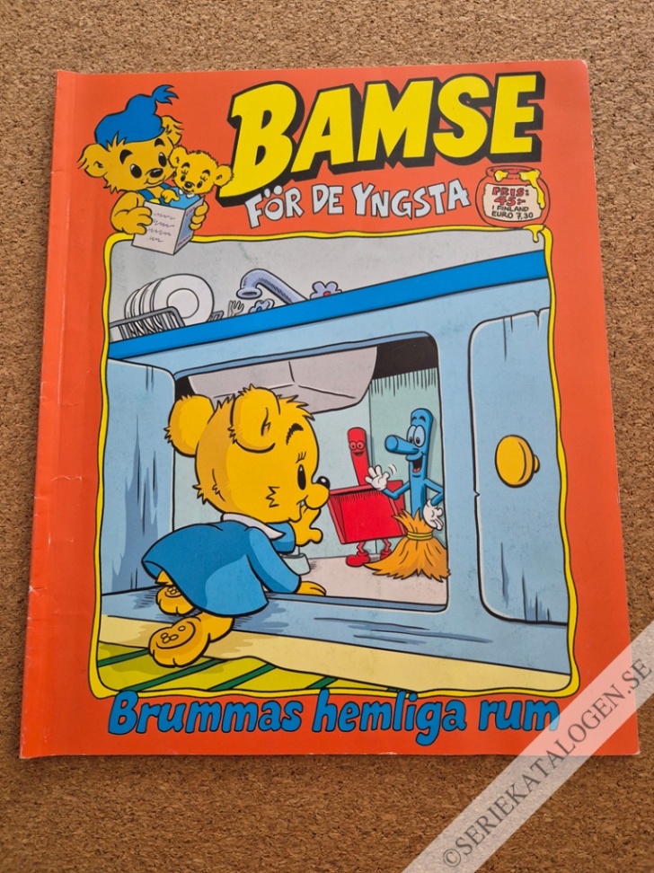Framsida på Bamse för de yngsta #3 - Brummas hemliga rum (2024)