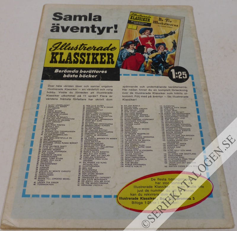 Baksida på Den ondskefulla Chockmannen (1968)