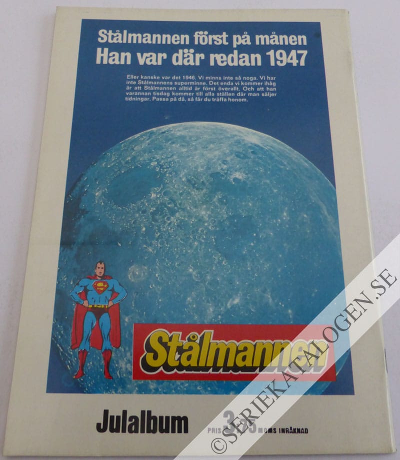 Baksida på Stort julalbum (1970)