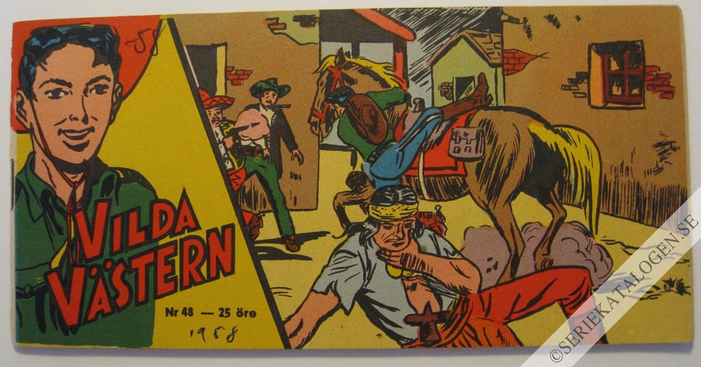 Framsida på Vilda Västern #48 (1958)