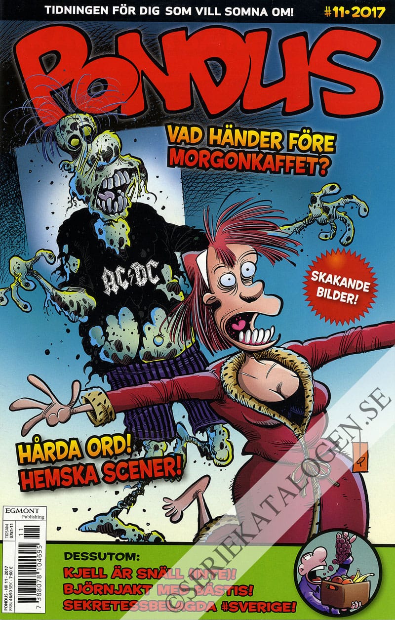 Framsida på Pondus #11 (2017)