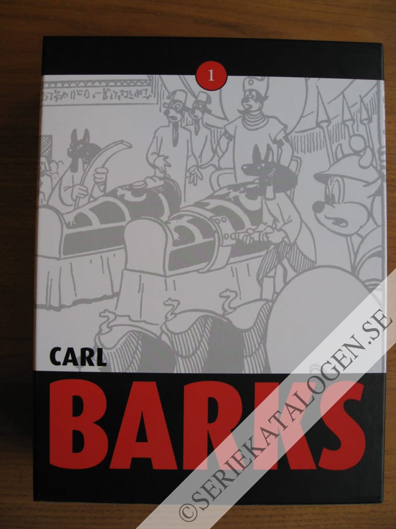 Framsida på Carl Barks samlade verk Box1 (2005)