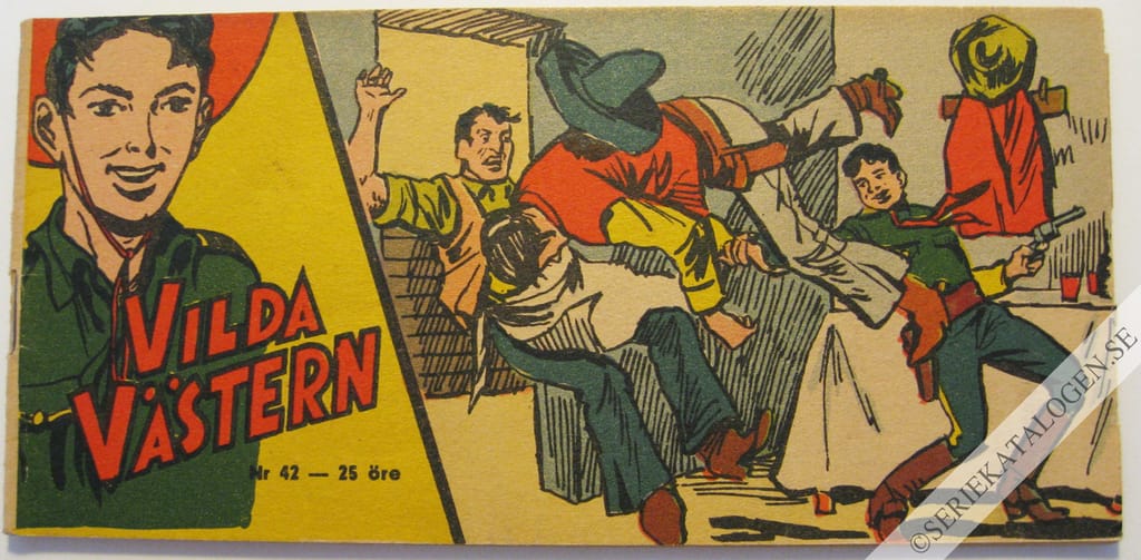 Framsida på Vilda Västern #42 (1958)