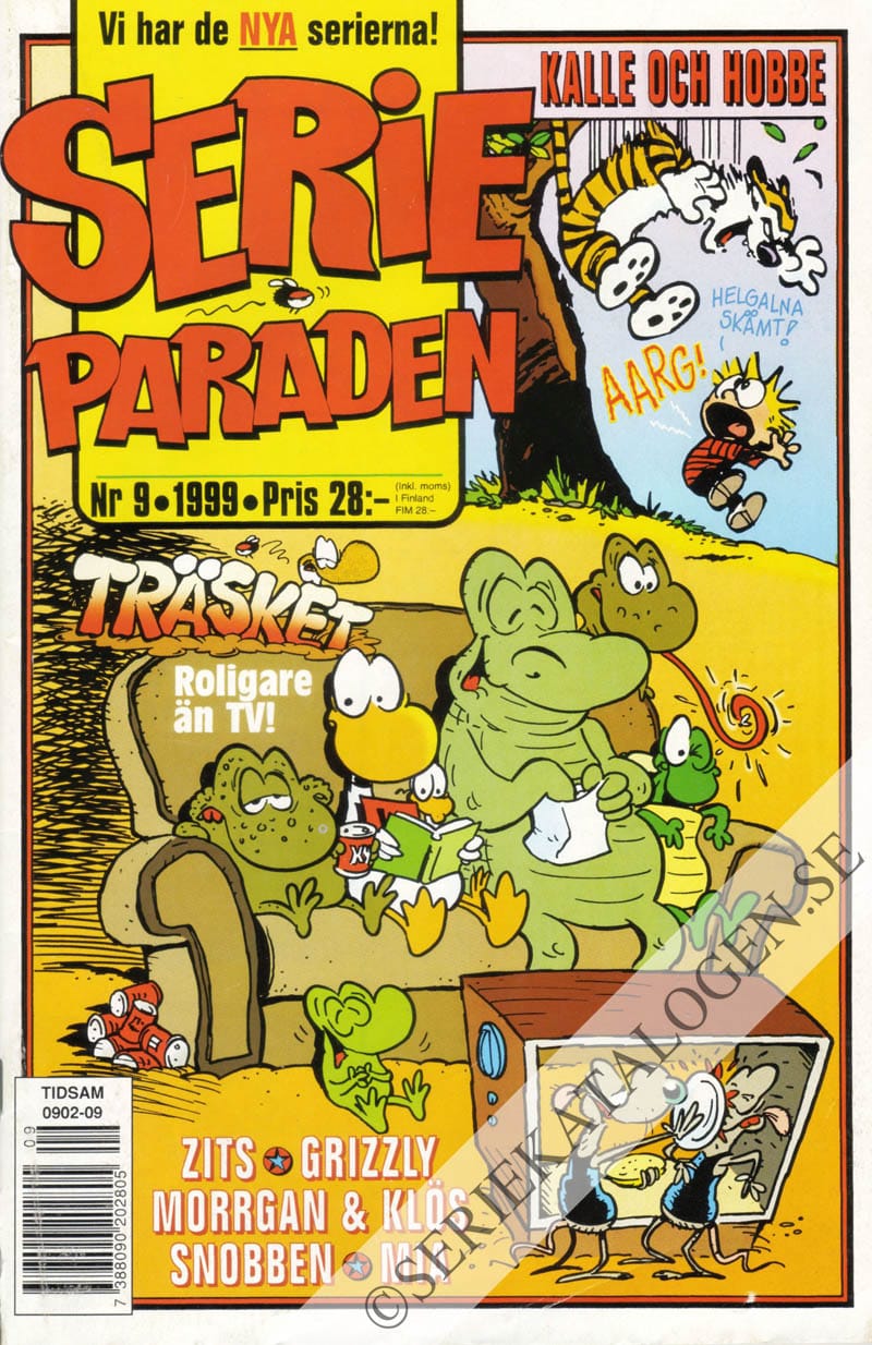 Framsida på Serie-paraden #9 (1999)