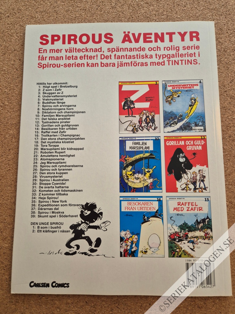 Baksida på Skumt spel i Söderhavet (1992)