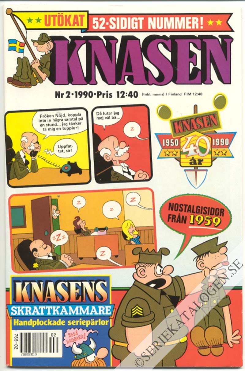 Framsida på Knasen #2 (1990)