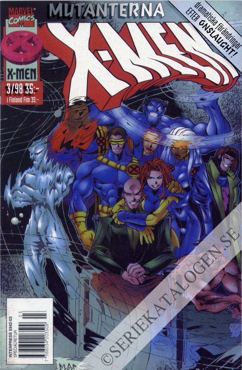 Framsida på X-Men #3 (1998)