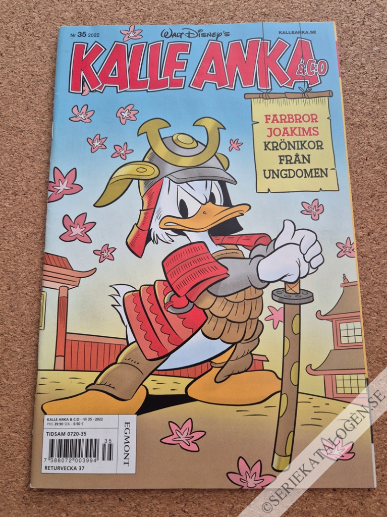 Framsida på Kalle Anka & C:o #35 (2022)