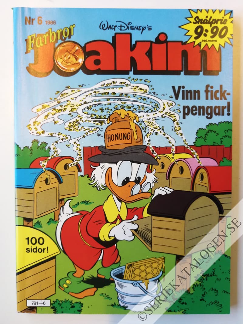 Framsida på Joakim #6 (1986)