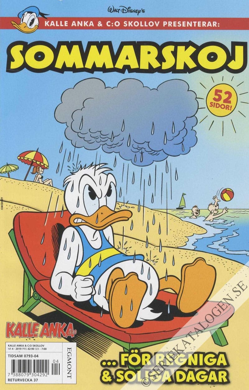 Framsida på Kalle Anka & C:o - Skollov Kalle Anka & C:o skollov presenterar: Sommarskoj (2019)