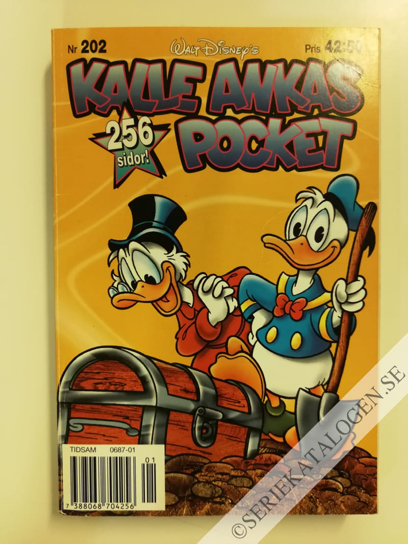 Framsida på Kalle Ankas pocket #202 (1996)