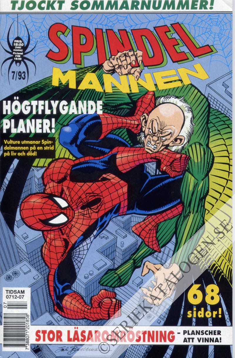 Framsida på Spindelmannen #7 (1993)