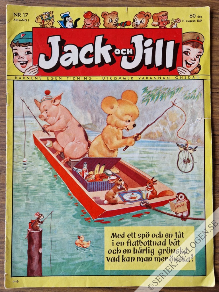 Framsida på Jack och Jill #17 (1957)