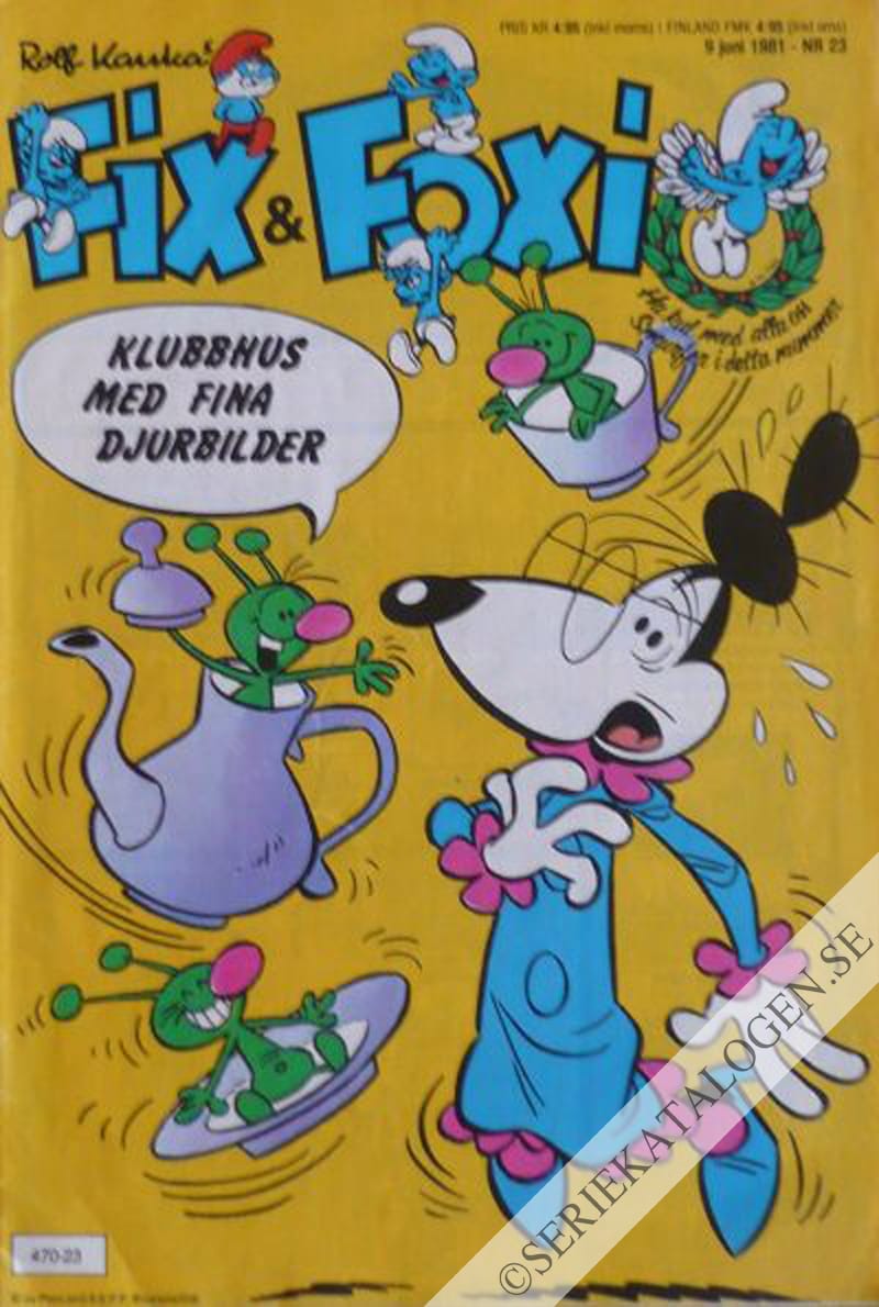 Framsida på Fix och Foxi #23 (1981)